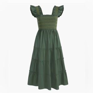 Hill House Ellie Nap Dress Leaf Green